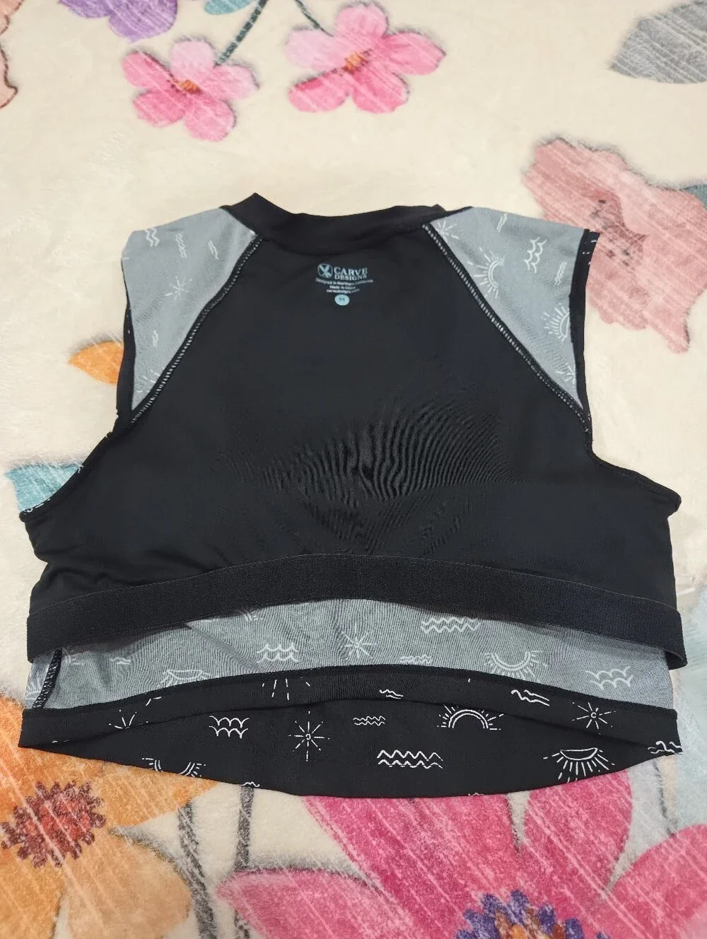 Carve Designs Shoreline Bikini Top Fiesta Key Size Medium